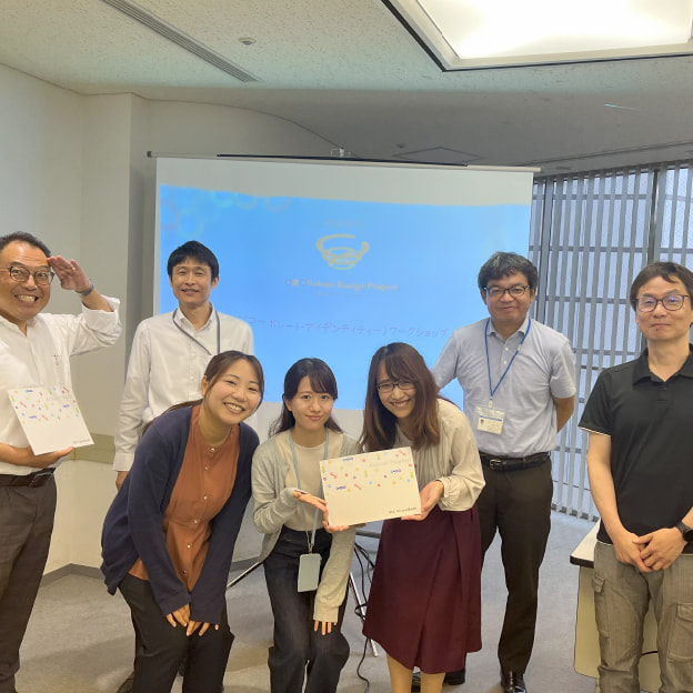 CI活動では部門横断で社員が集まりワークショップを実施して理解を深めています。